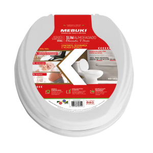 ASSENTO SANITARIO COM ELEVAÇÃO 7,5CM MEBUKI