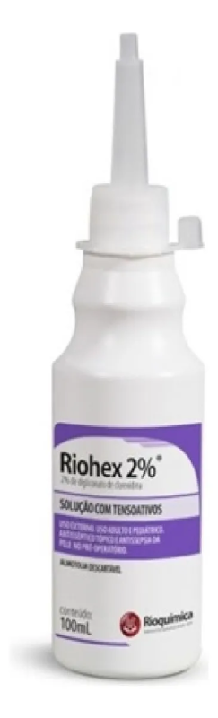 CLOREXIDINA 2% DEGERMANTE 100ML RIOQUIMICA