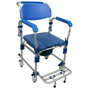 CADEIRA DE BANHO D60 DE ALUMÍNIO 150KG DELLAMED